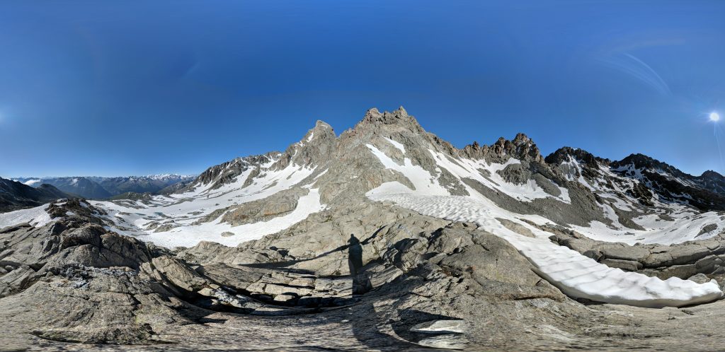 a mountain panorama